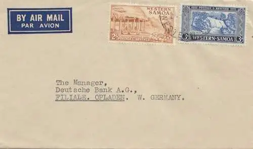 Samoa: Air Mail to Germany