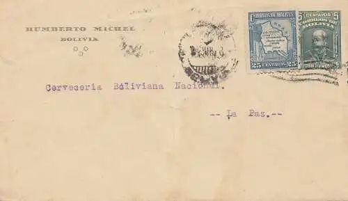 Bolivia/Bolivien: cover to La Paz