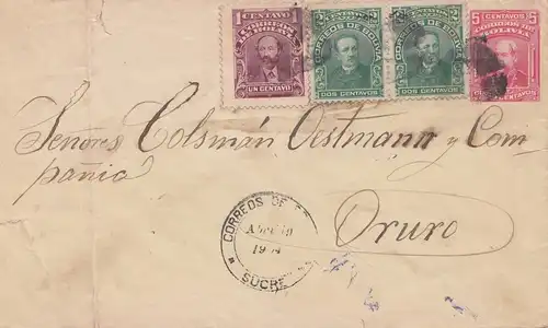 Bolivia: Cover to Oruro
