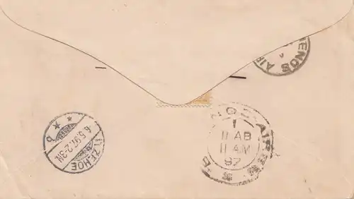 Bolivia/Bolivie: 1897: letter to Sude/Itzehohe
