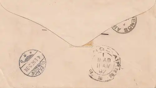 Bolivia/Bolivien: 1897: letter to Sude/Itzehohe