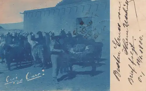 Bolivia/Bolivie: 1900: Post card to Itzehohe