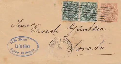 Bolivia/Bolivien: 1893: La Paz to Sorata