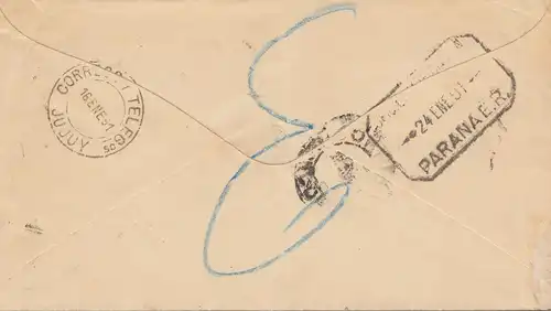 Bolivia/Bolivie: 1891: Cover to Argentina