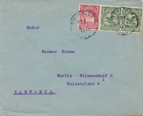 Bolivia cover Cochabamba via Buenos Aires to Berlin/Germany