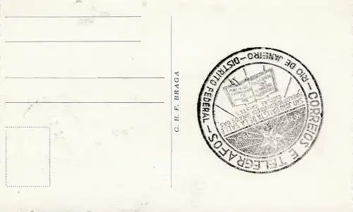 Brazil: 1951: post card Rio de Janeiro - maximum card