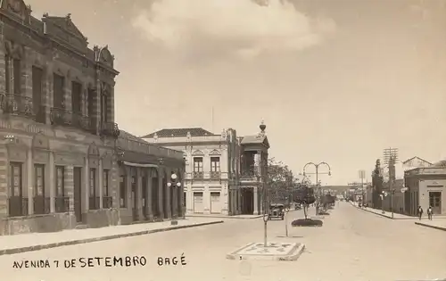 Brazil: 1931 postcard Bagé to Germany/Siebenlehn