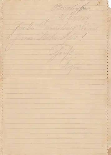 Brazil: 1906: Carta Bilhete to Dresde