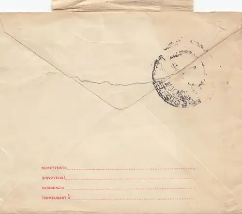 Brazil: 1916: Registered Rio de Janeiro to London