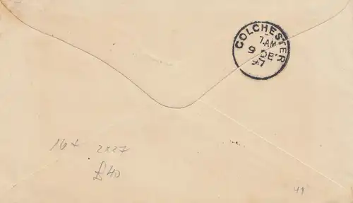 Jamaica 1897: letter Kingston to England