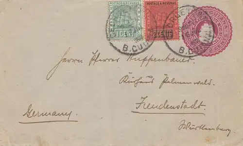 British Guiana 1903: letter to Freudenstadt