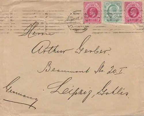 Natal: letter to Leipzig/Germany