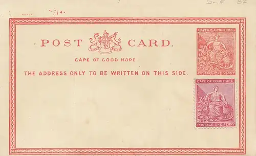 cape of good hope: post card unused