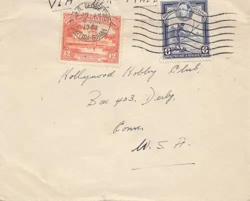 Guinée britannique: 1943 Georgetown to USA