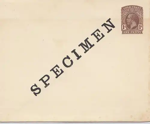 Gold Coast - SPECIMEN letter and 2 post carts