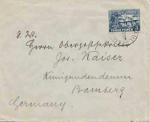 Nouvelle-Guniea: Kavieng 1928 to Bamberg