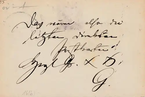 Vrij: Lettre Kaart 1896 to Berlin