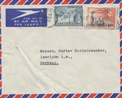 Gold Coast: Air Mail 1952 to Iserlohn