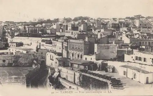 Tangier/Tanger : post card to Tyne/England