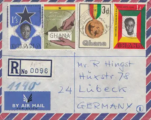 Ghana: Registered Airport Accra to Lubeck 1962