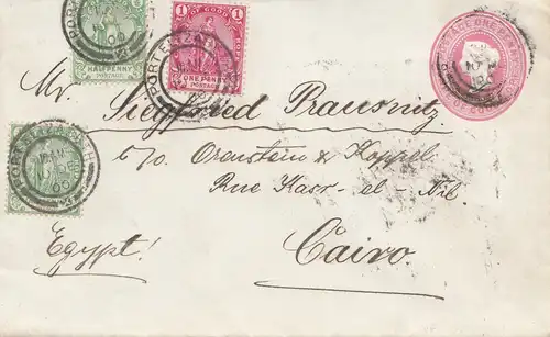 Cape of good hope: Port Elizabeth 1900 to Cairo/Egypt