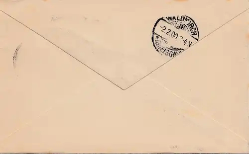British Guiana 1900 letter to Waldkirch/Germany