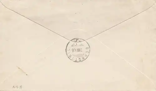 Canada: 1906: Toronto to Schnottwil - Switzerland