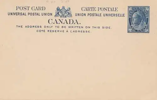 Canada: post card - 2 cents