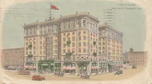 Canada: 1911: post card Fireproof Toronto to Bautzen/Germany