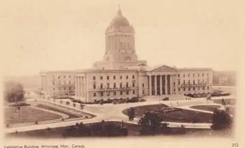 Canada: post card Legislative Building Winipeg