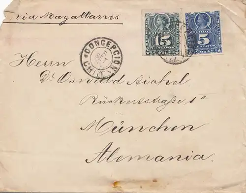Chile: 1895: Concepcion to München