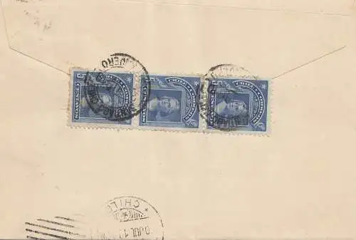 Chili: 1910: Momorandum Postal to Altona