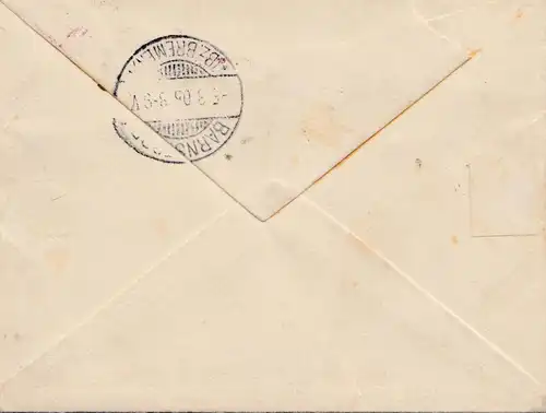 Costa Rica: 1905: San Jose to Barnsdorf