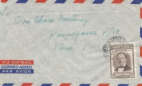 Costa Rica: 1957: letter to Wien