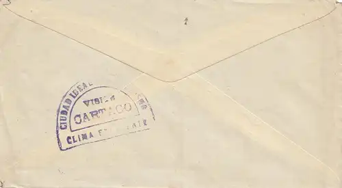 Costa Rica: 1938: San Jose Oartago to Leipzig