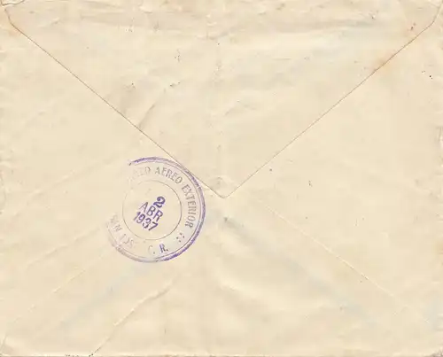 Costa Rica: 1937: Funtarenas to Wilhelmshaven