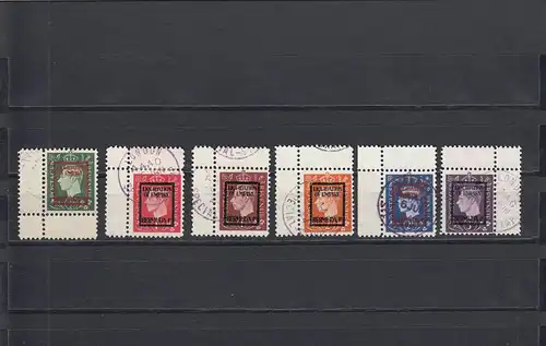 Propagande de guerre: Michel Nr. 9-14, IVg, cacheté, Bermudes