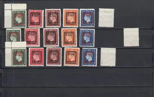 Propagande de guerre: Min. 9-14, IVa-h, oG, Hosang - rare