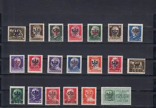 Dt. Instrumentation Laibach: Michel numéro 1-20, frais de port