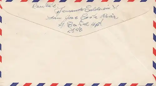 Costa Rica: 1954: San Jose to Los Angeles