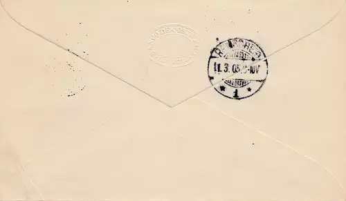 Costa Rica: 1905: San Jose to Remscheid