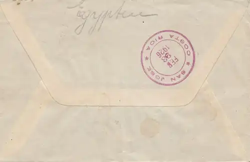 Costa Rica: 1926: letter to Turralbas