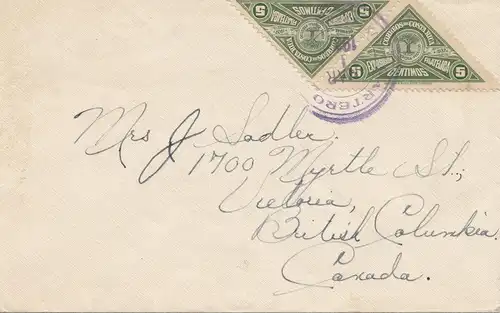 Costa Rica: 193x letter to Canada