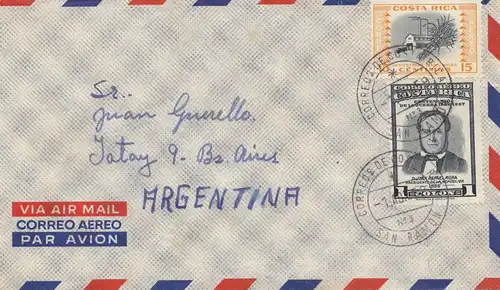 Costa Rica: 1959: San Ramon to Argentina