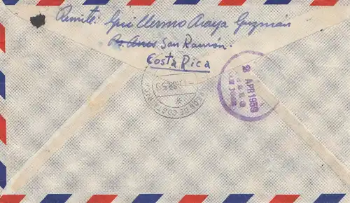 Costa Rica: 1959: San Ramon to Argentina