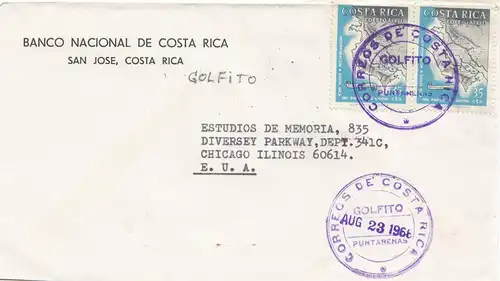 Costa Rica: 1968: San Jose to Chicago