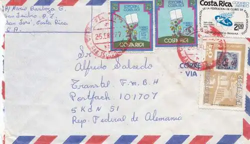 Costa Rica 1977: San Jose to Cologne