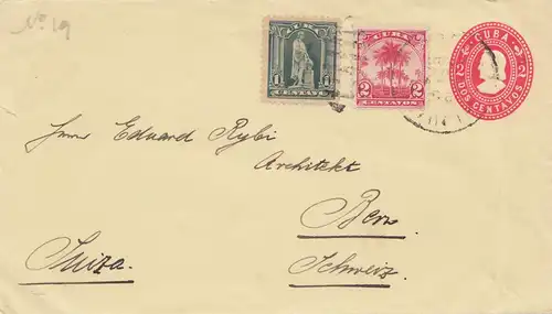 1908: letter to Bern/Switzerland