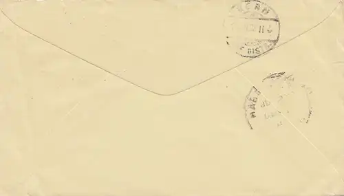 1908: letter to Bern/Switzerland