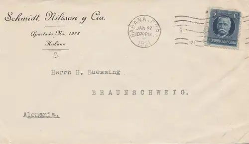 1921: Habana to Braunschweig